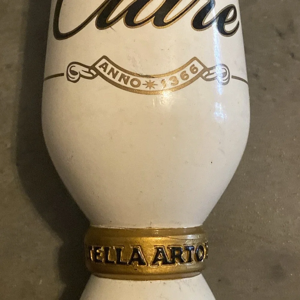 Stella Artois CIDRE Beer Tap Keg Handle -Anno 1366- Made With Hand Picked Apples